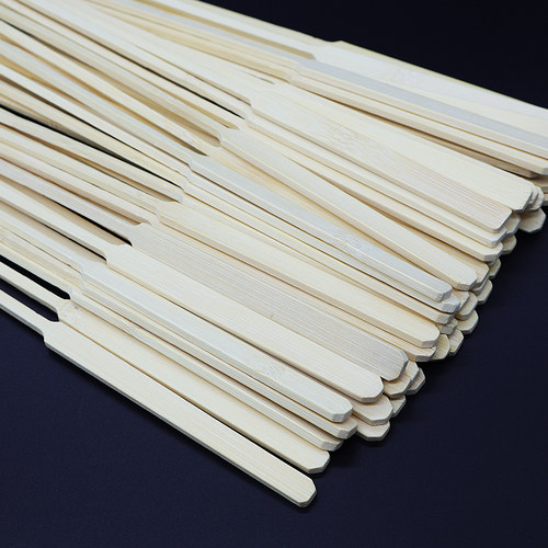 网红奶皮子糖葫芦串签山楂大串水果签球拍签专用长30cm扁签商用 - 图2