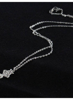 洗澡不掉色金鱼项链女轻奢高级女士新款闺蜜生日情人节礼物送女友