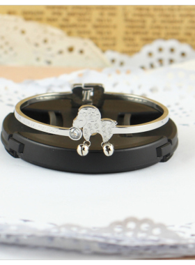 十二生肖羊年铃铛手镯女轻奢百搭钻钱币本命年简约经典款女不掉色