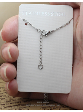 水洗不掉色情人节礼物船锚项链2024年新款轻奢小锁骨链生日送女友