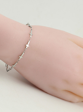 2023新款十字架手链简约女士闺蜜