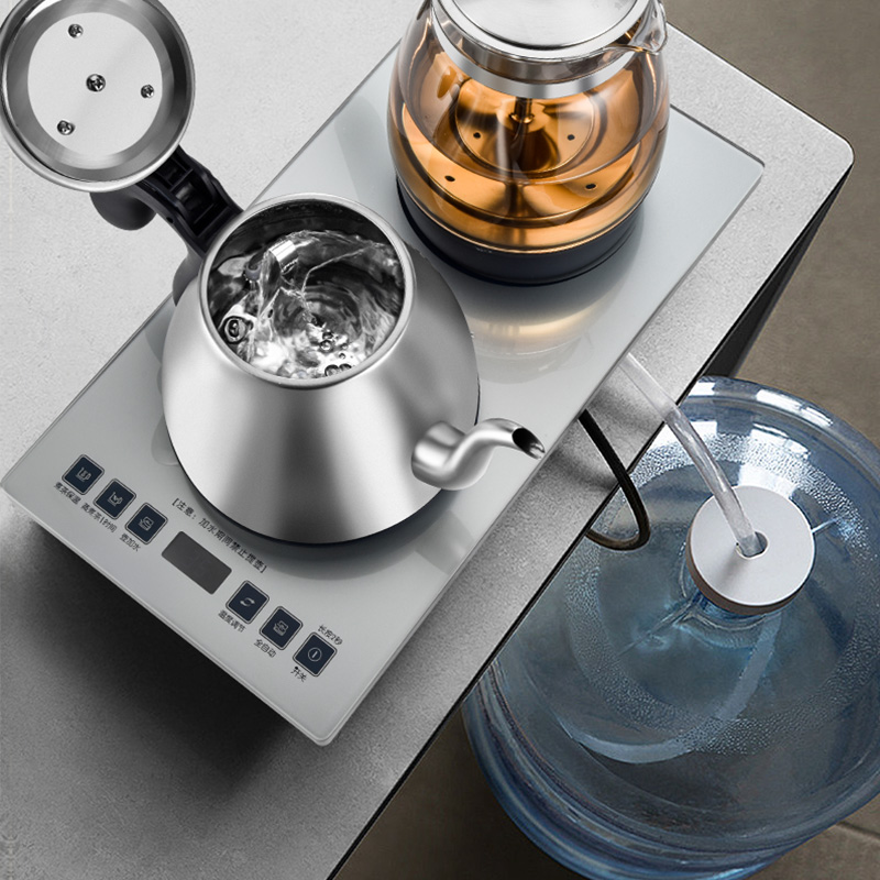 新功底部自动上水电热水壶喷淋式煮茶器办公室泡茶专用电茶炉W40 - 图2