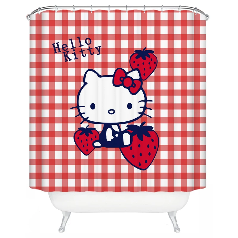 Hello Kitty, занавеска, водонепроницаемый комплект
