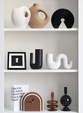 侘寂风抽象艺术摆件高级感小众现代办公室客厅电视酒柜家居装饰品