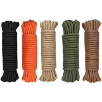 Outdoor 6mm Umbrella Rope 15 Core Multifunction Paratrooper Rope Camping Sky Curtain Extension Cord Windproof Rope Tent Rope Hanging rope