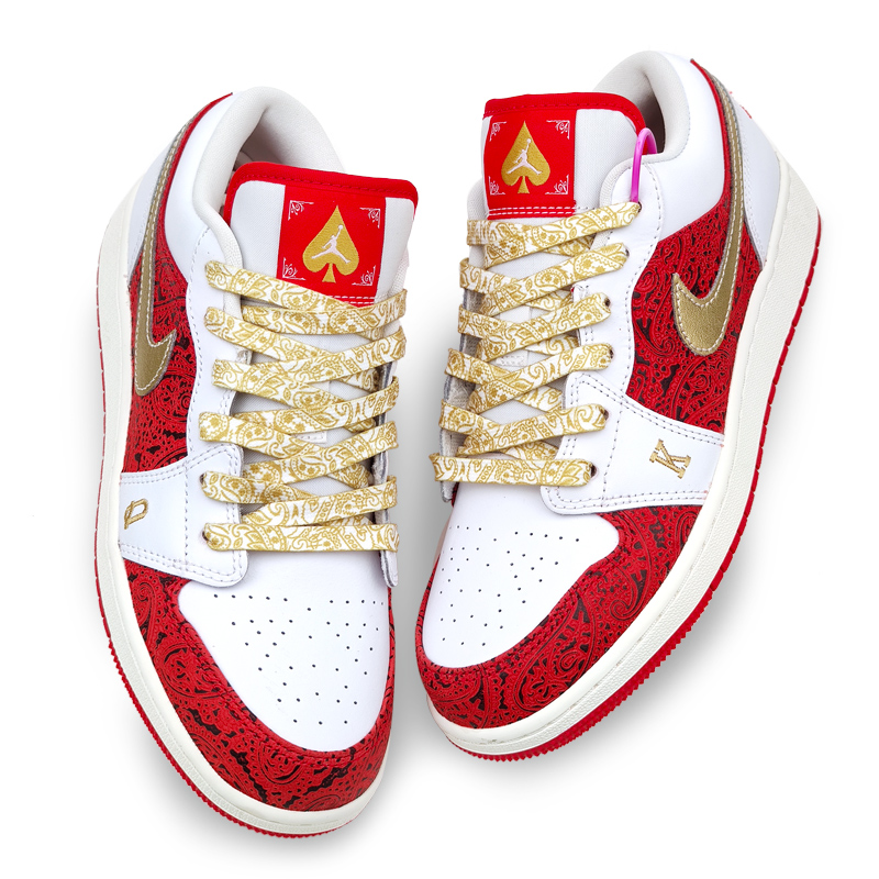 白黑红蓝粉绿紫黄棕橙渐变色腰果花鞋带AF1空军一号AJ1西海岸dunk - 图2