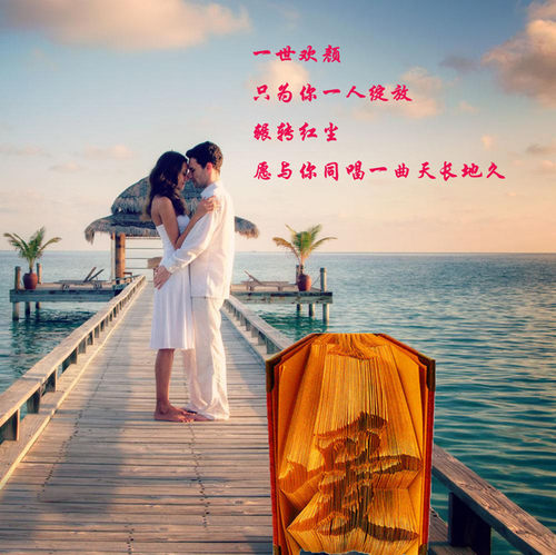 书折love表白神器浪漫走心新年礼物女友闺蜜礼品生日手工定制diy - 图1