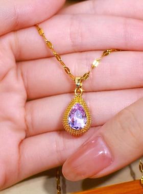 时尚气质榴莲吊坠精致甜美项链