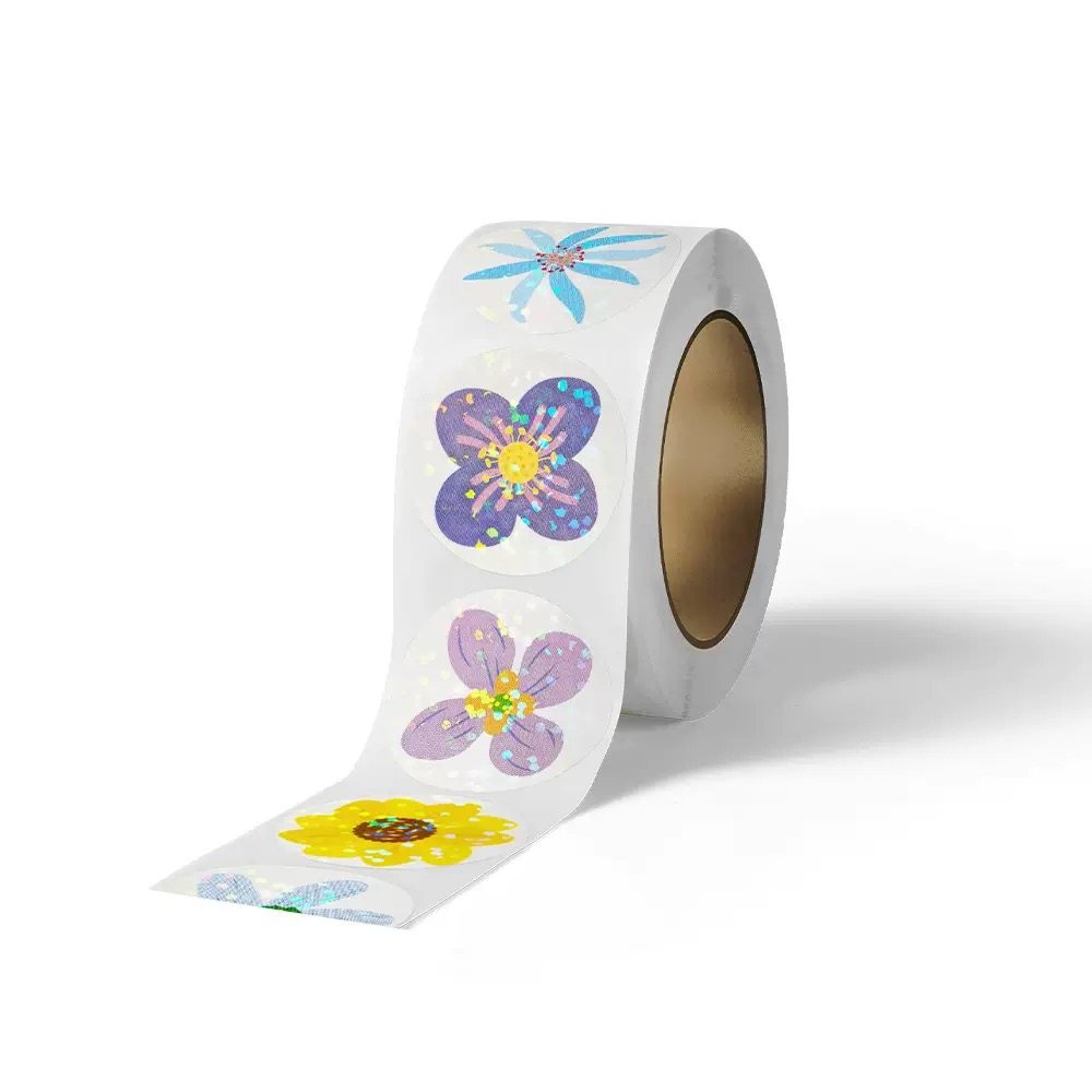 鲜花贴纸不干胶贴纸标签 铜板纸感谢花卉不干胶 婚礼礼物商业装饰,淘宝优惠券,粉丝福利购,淘宝优惠卷