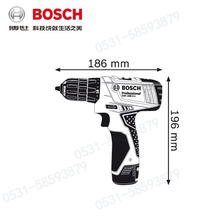 开增票博世家用起子机充电手电钻TSR1080-2-LI电动螺丝刀GSR120-图2