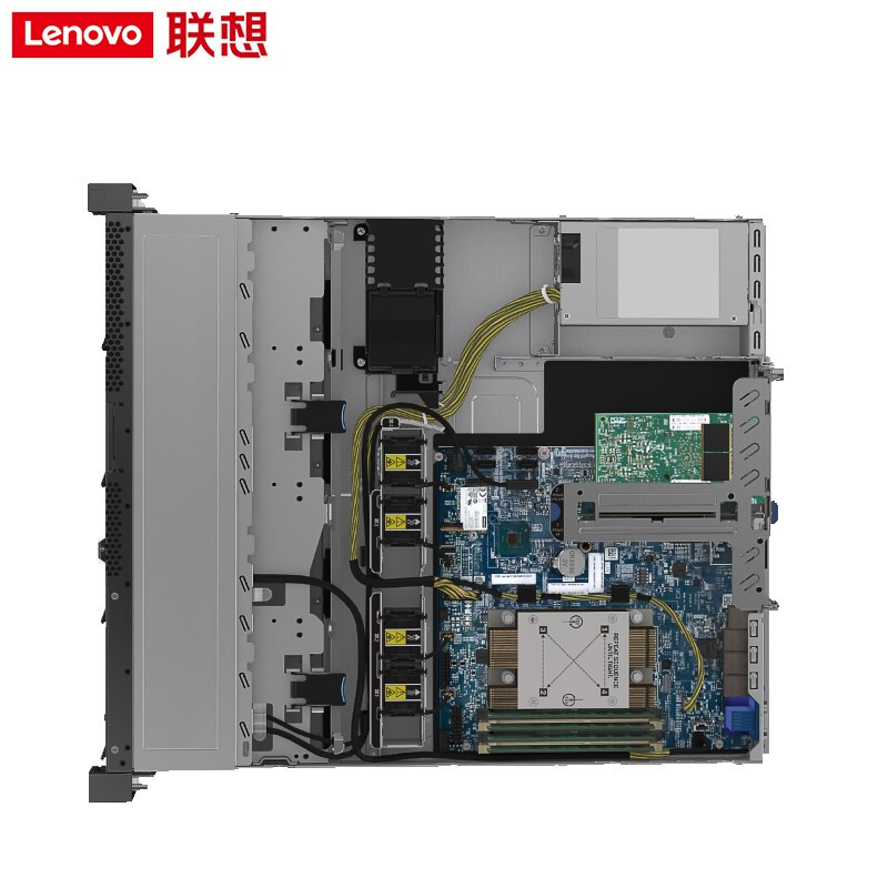 联想1U服务器主机ThinkSystem SR258 G5420 i3 9100 E2224 E2234机架式服务器ERP财务数据库 SR158 RS260-图1