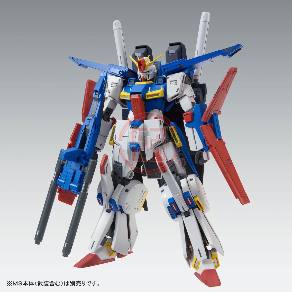 现货日本万代 PB限定 MG KA卡版强化型 ZZ高达武装强化套装版-图0