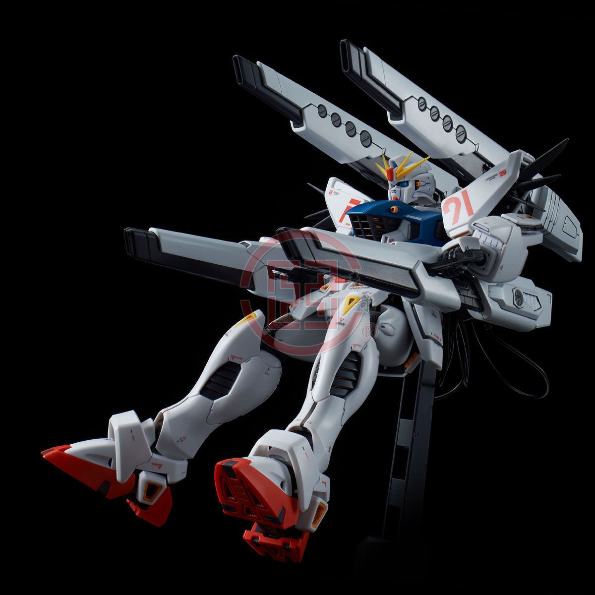 现货日本万代 PB限定 MG  F91 2.0 高达 MSV武装版 重装强化 拼装 - 图2