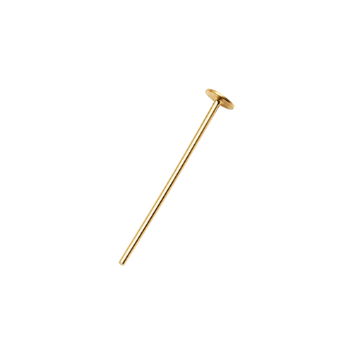 S925纯银平头针T字针手工DIY配件饰品耳环耳饰手链串珠连接平底针 - 图3