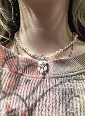 西太后人工珍珠男女项链饰品耳环