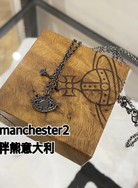 VIVIENNE WESTWOOD西太后 经典暗黑帅气土星薇薇安之眼项链男女款