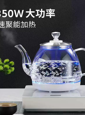 加厚高硼硅玻璃1.2L底部上水壶