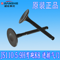 Construction of Yamaha Motorcycle accessories JS110-5-K8-9H BEND RUNNING F34 INTAKE GATE EXHAUST GATE ORIGINAL PLANT