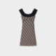 Double plaid dress fashionable sleeveless skirt