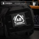 Blood type logo Velcro original tactical armband outdoor adventure morale seal camping functional wind backpack accessories