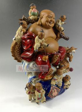 陶瓷石湾公仔风水招财佛像工艺品