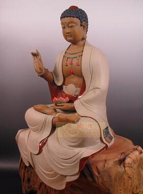 陶瓷石湾公仔风水招财佛像工艺品