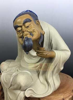 陶瓷工艺品石湾公仔家居装饰品礼品客厅书房人物招财摆件品茶促销