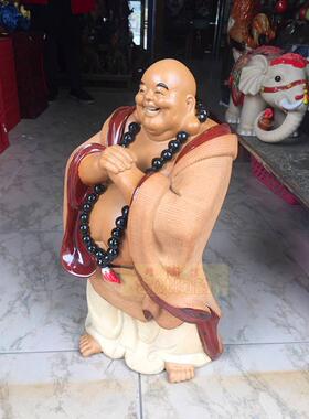 招财客厅书房摆件恭喜笑佛