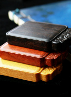 定制刻字小叶紫檀黑檀乌木檀香木