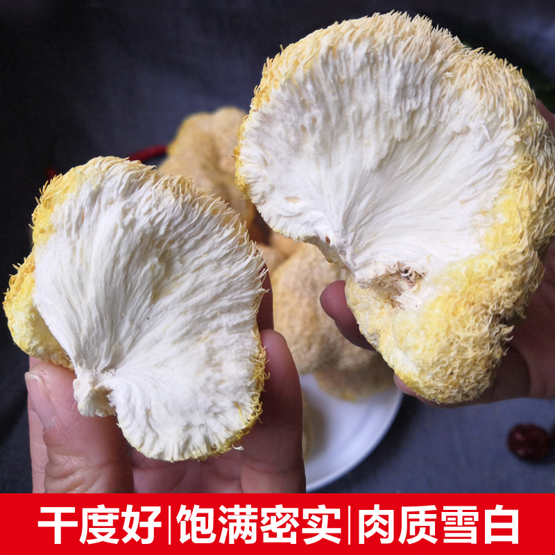 猴头菇干货猴头菌煲汤食材净重250g古田农家无熏硫新鲜养胃猴姑头 - 图1