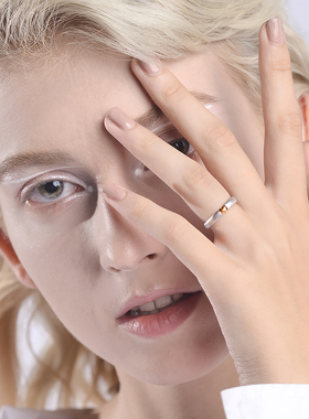 时间诗人融化的心戒指18k金925银