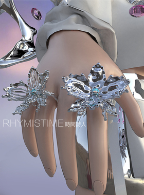 时间诗人戒指铜原创个性设计品牌