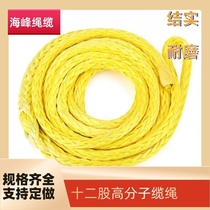 twelve shares of a high molecular cable with a