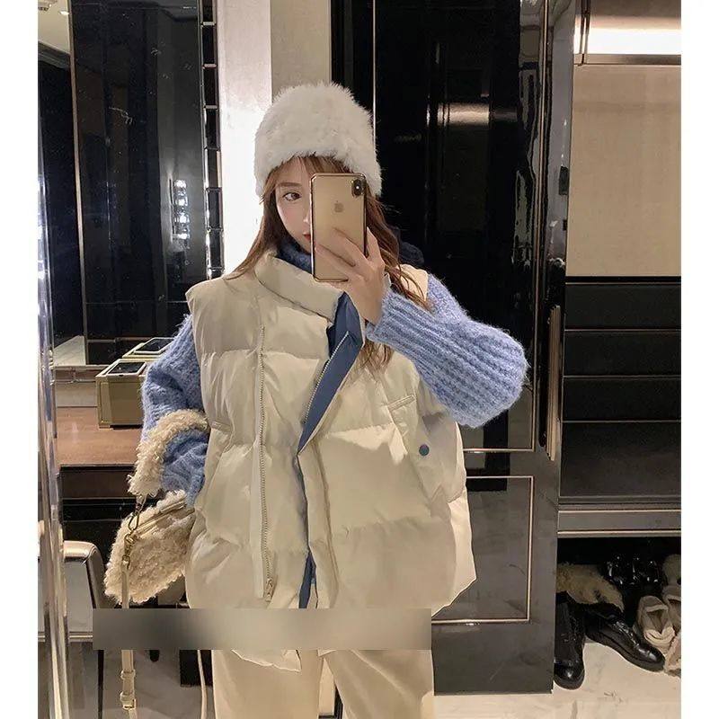 秋冬装日系外搭棉衣棉服马甲外套女设计感小众叠穿网红马夹背心女,淘宝优惠券,粉丝福利购,淘宝优惠卷