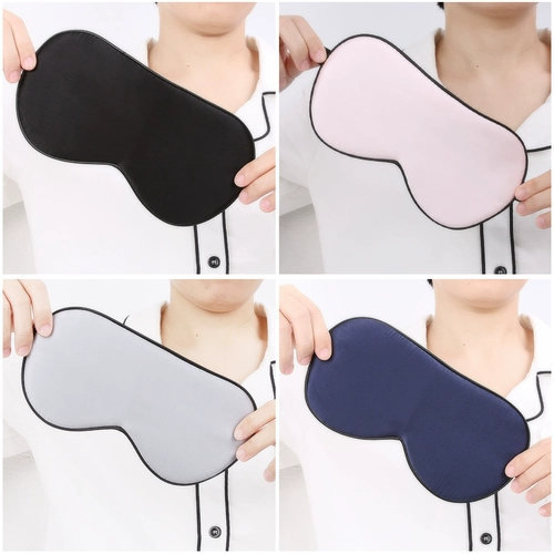 Мужская шелковая дышащая летняя тонкая милая комфортная повязка для глаз