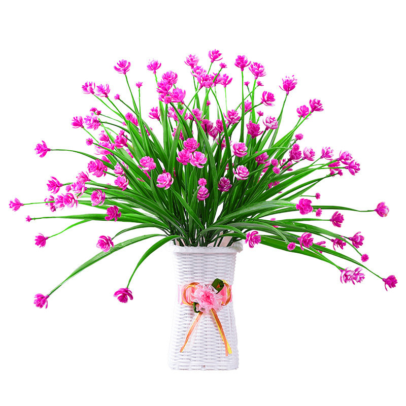 塑料假花仿真花摆设室内客厅餐桌花艺摆件婚庆装饰插花盆栽干花束,淘宝优惠券,粉丝福利购,淘宝优惠卷
