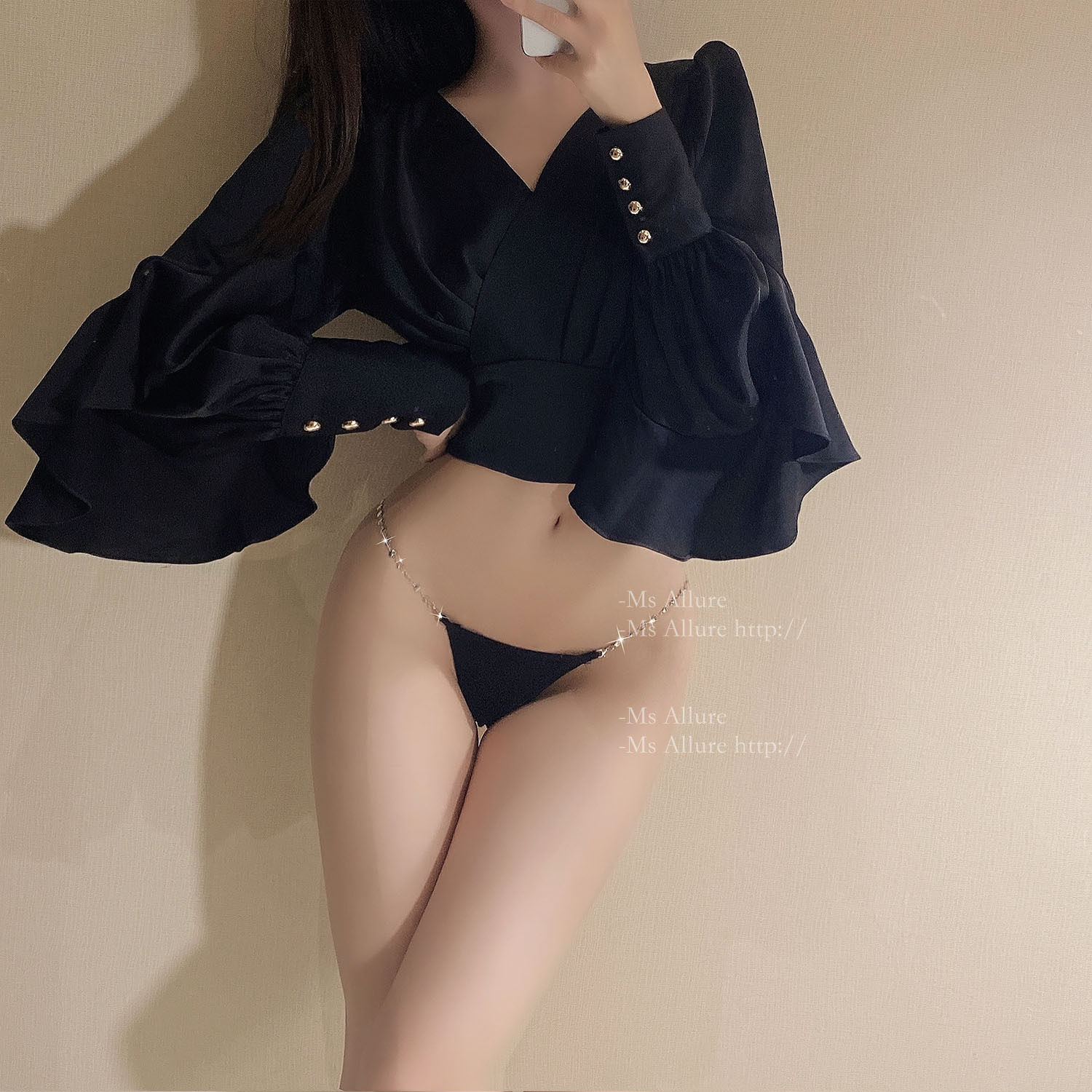 丁字裤女士低腰火辣欧美字母金属腰链性感诱惑无痕纯欲夜店T字裤,淘宝优惠券,粉丝福利购,淘宝优惠卷