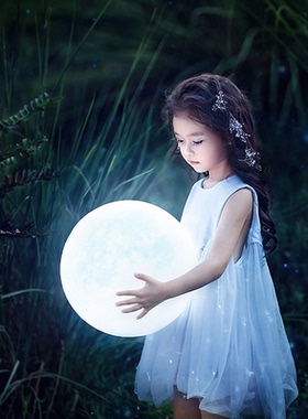 摄影道具发光夜景星球橱窗摆件