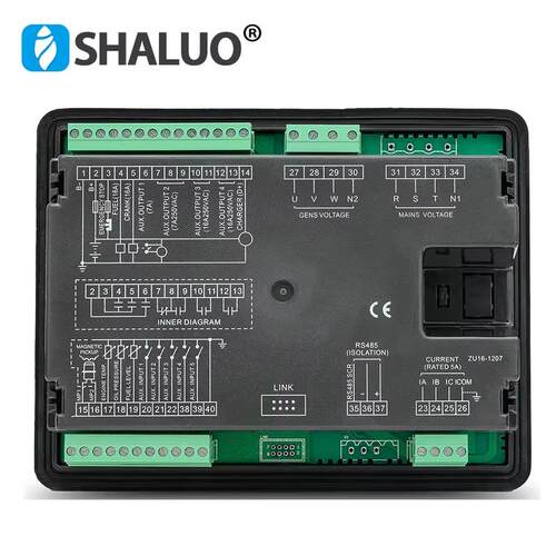 柴油发电机组自启停控制器DGS6120U控制模块DGS6110U液晶显示屏 - 图2