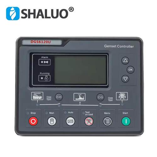 柴油发电机组自启停控制器DGS6120U控制模块DGS6110U液晶显示屏 - 图0
