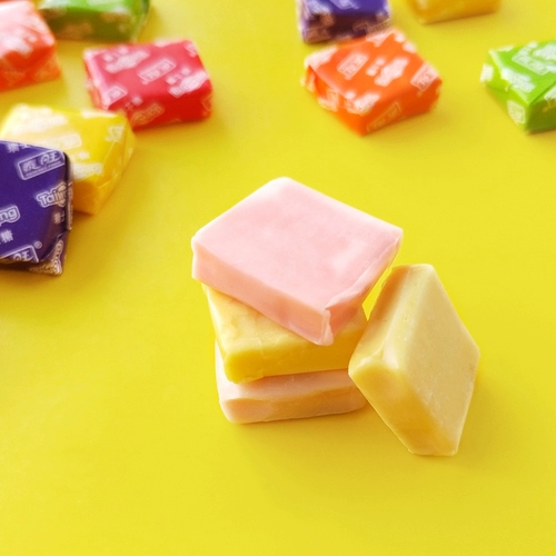 5 кот из объемной гибридной водой Taewang Fruith Fruity Swiss Sugar Square Candy Sugar Мягкий сахар с закусками Счастливые сахар
