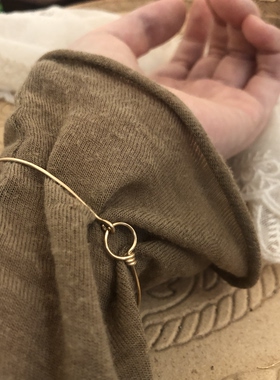 [M.G] 设计师 美产14k注金 1.02mm名字手环 纯手工定制字母 手镯