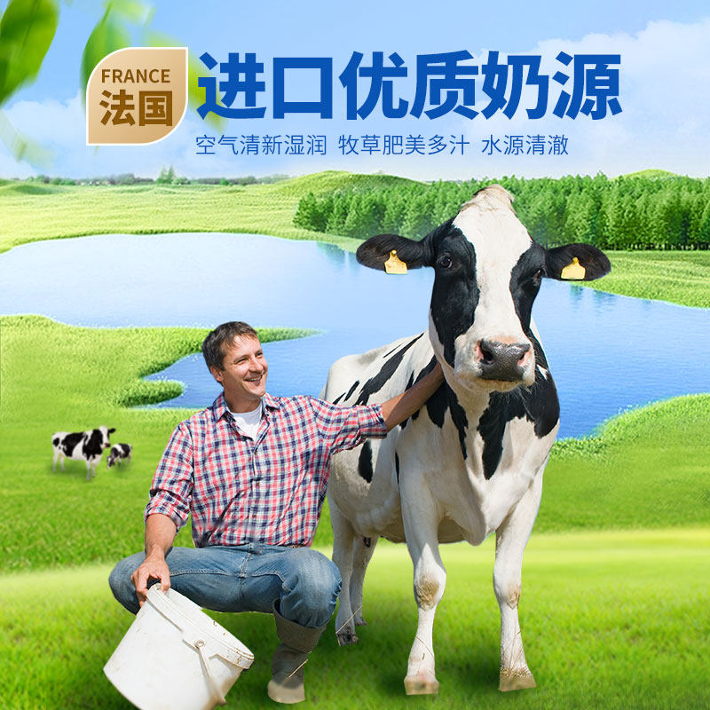 荷兰乳牛中老年奶粉益生菌无蔗糖高钙成年成人老年人配方400g*5袋