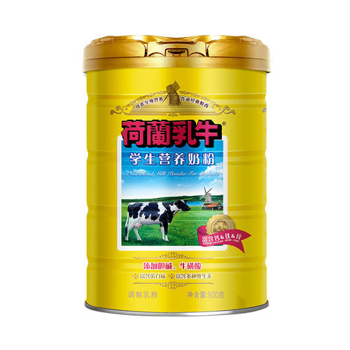荷兰乳牛学生奶粉900g高钙高锌儿童青少年大学生配方奶粉营养成长 - 图2