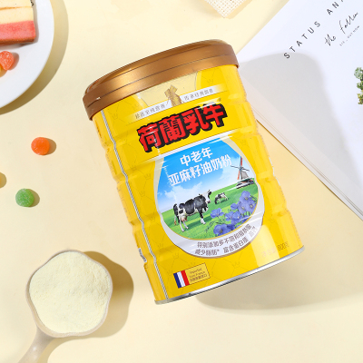 荷兰乳牛中老年亚麻籽油奶粉800g