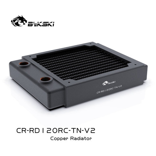 Bykski CR-RD120RC-TN-V2 RC系列高性能水冷排紫铜散热薄排换热器 - 图1