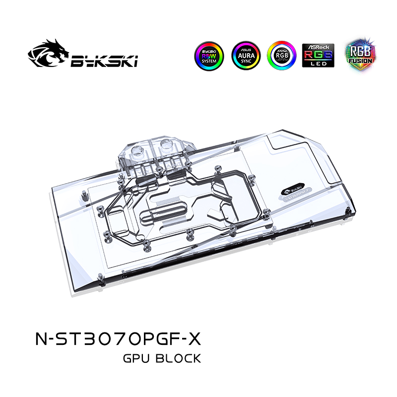 Bykski N-ST3070PGF-X 显卡水冷头 索泰Zotac RTX3070 8GD6 PGF - 图3