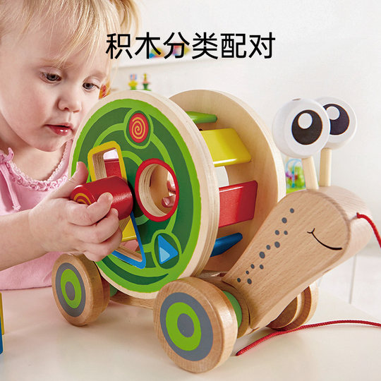 Snail tractor tractor Hape