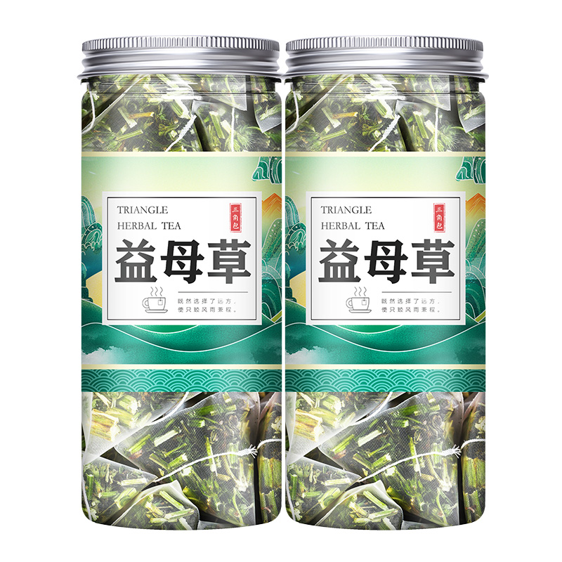 野生益母草茶中药材茶包晒干新鲜泡茶泡水喝红糖水调经膏泡脚包粉-图3