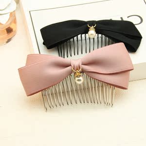 蝴蝶结发梳短发发卡